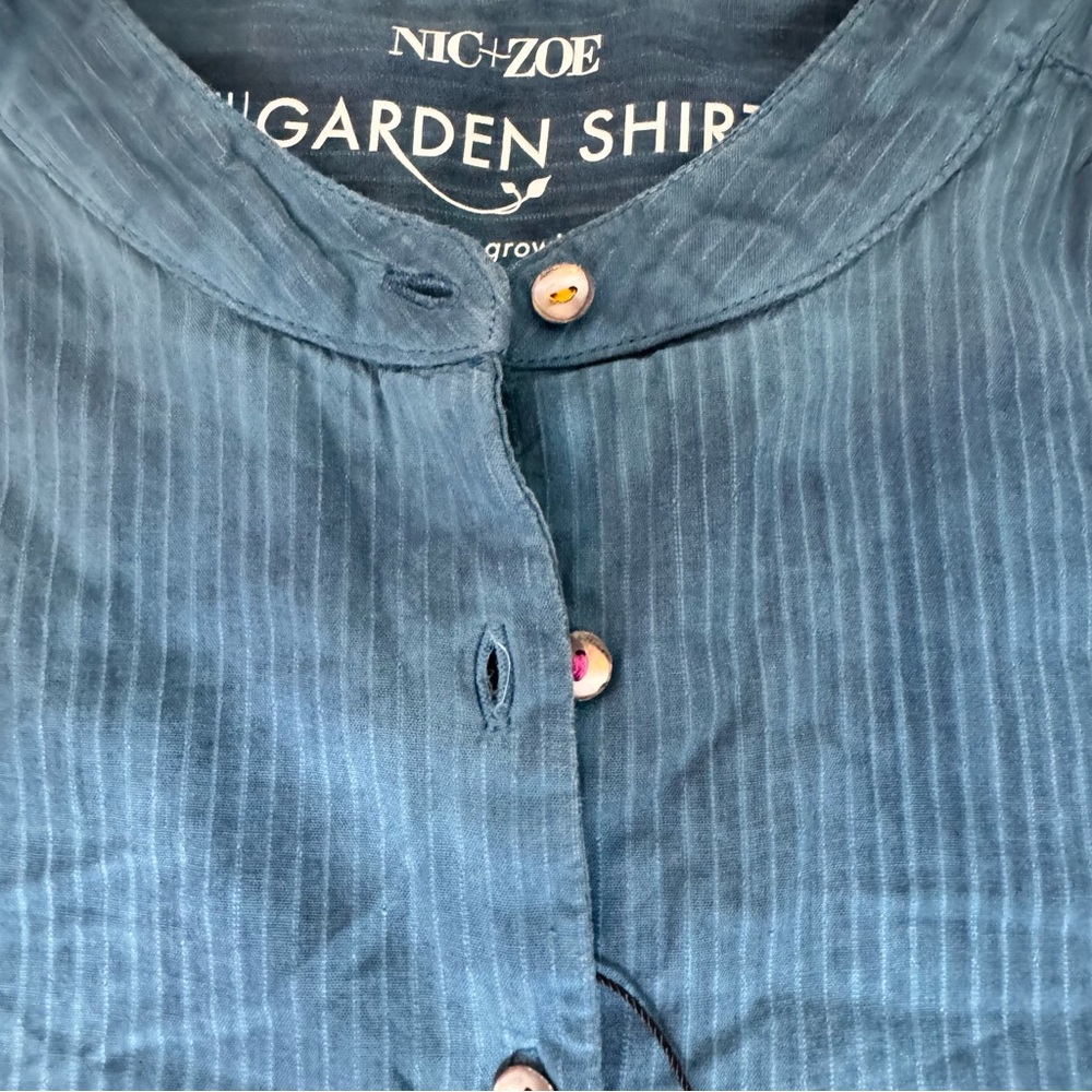 Nic + Zoe “ The Garden Shirt” Tunic NWT Size Small - Picture 6 of 10
